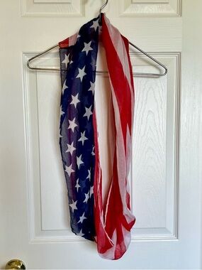 American Flag Infinity Scarf - Red White Blue